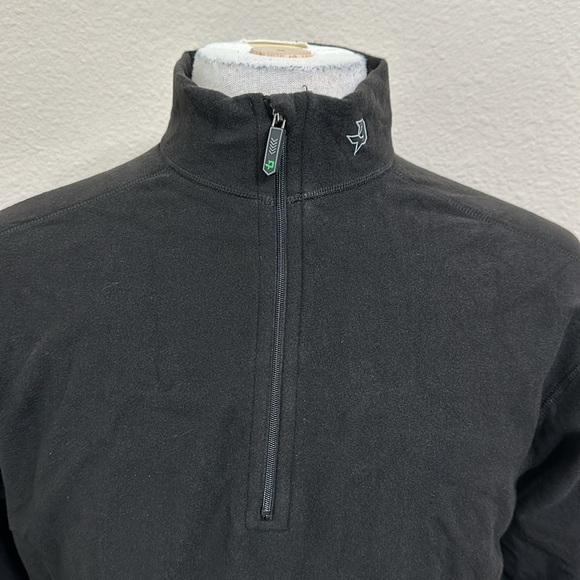 PolarMax 4.0 HEAVYWEIGHT ZIP MOCK - Black - Picture 4 of 16